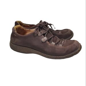 Timberland Womens Leather Comfort Clogs Suede Sneakers shoes sz 8.5 M